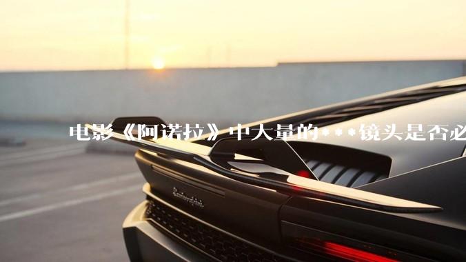 电影《阿诺拉》中大量的***镜头是否必要？